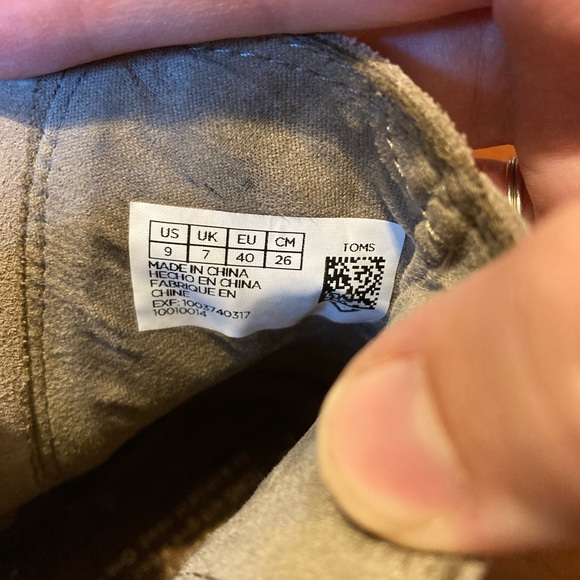 Toms Majorca Tan Suede Peep Toe Chunky Heel Boots Size 9 - Picture 2 of 6